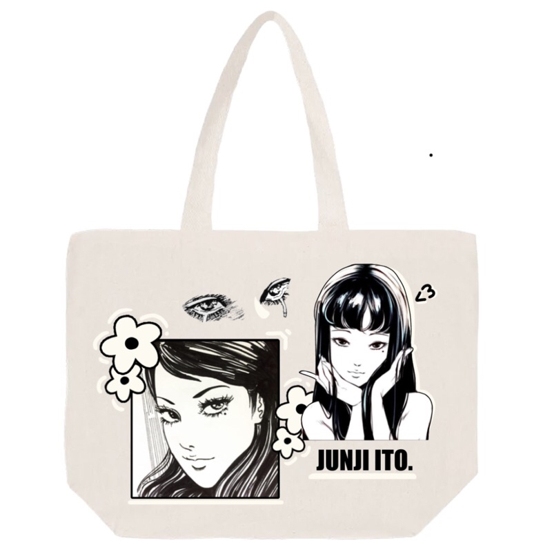 Jual Tomie Junji Ito Collection Aesthetic Landscape Tote Bag Shopee