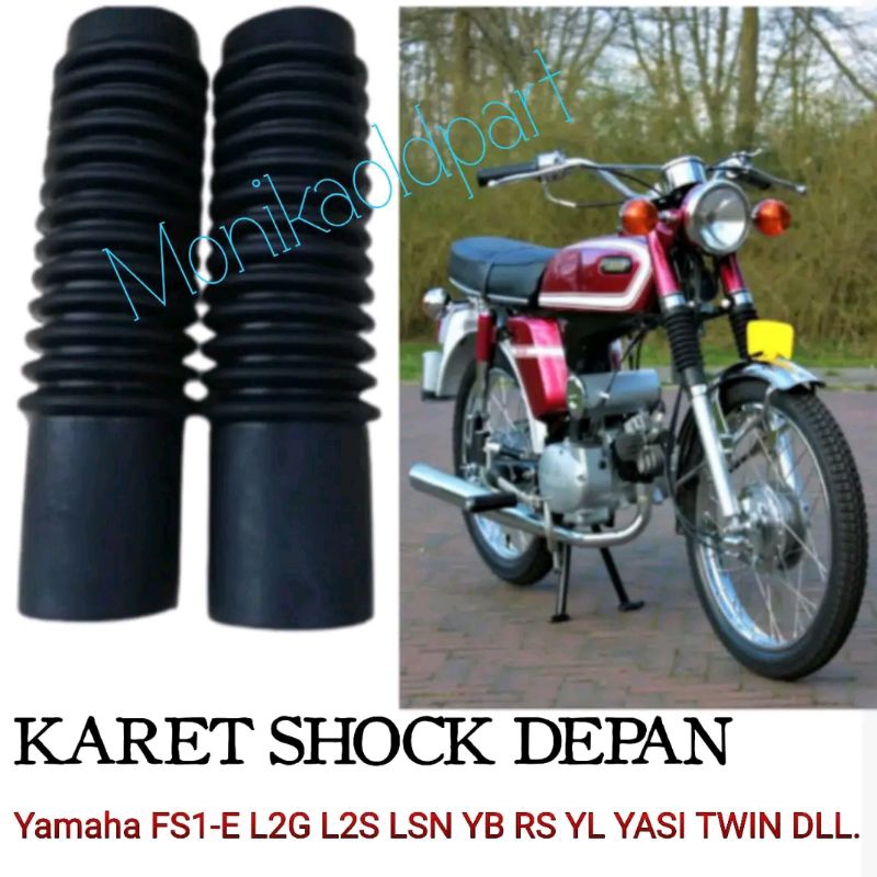 Jual KARET SHOCK DEPAN YAMAHA FS1E50 L2G L2S L2Super LS LSN YB100 YB125