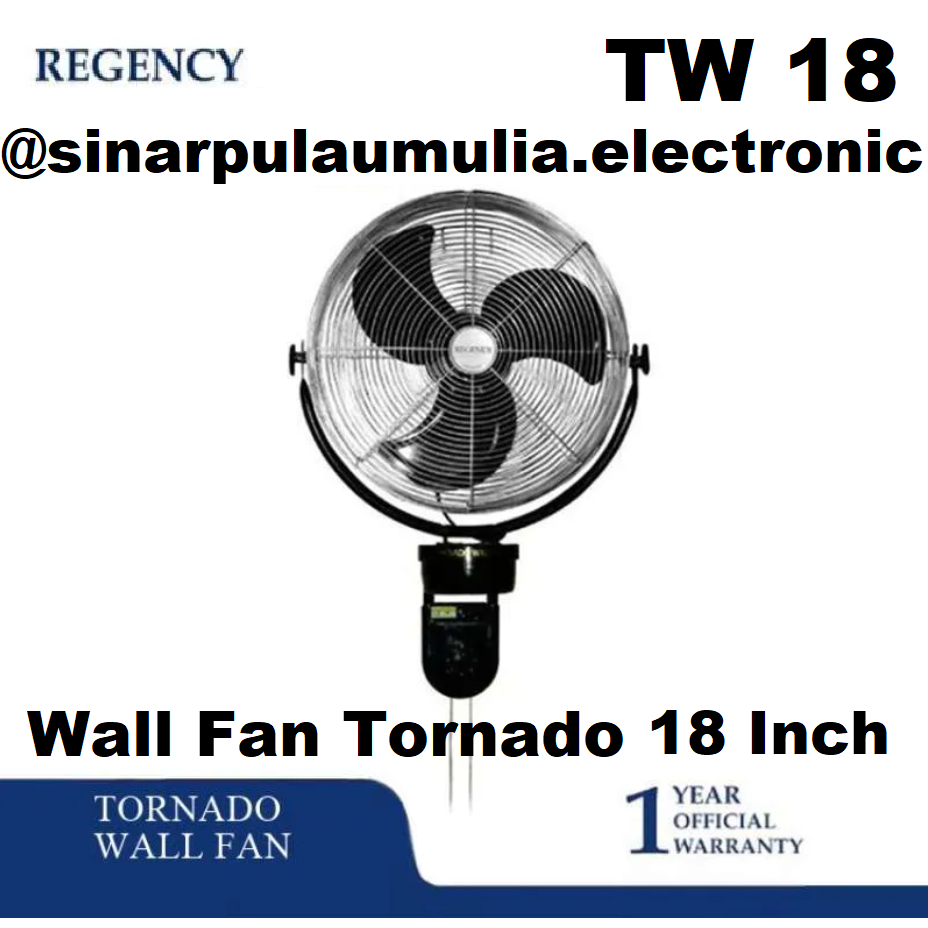 Jual Regency Tornado Kipas Angin Dinding 18 Wall Fan 18 Inch 3