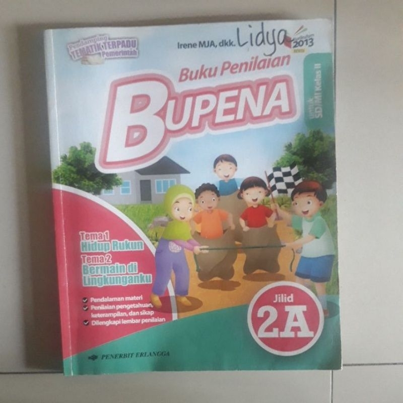 Jual Buku Penilaian Bupena Untuk Sd Mi Kelas Ii Jilid A Shopee