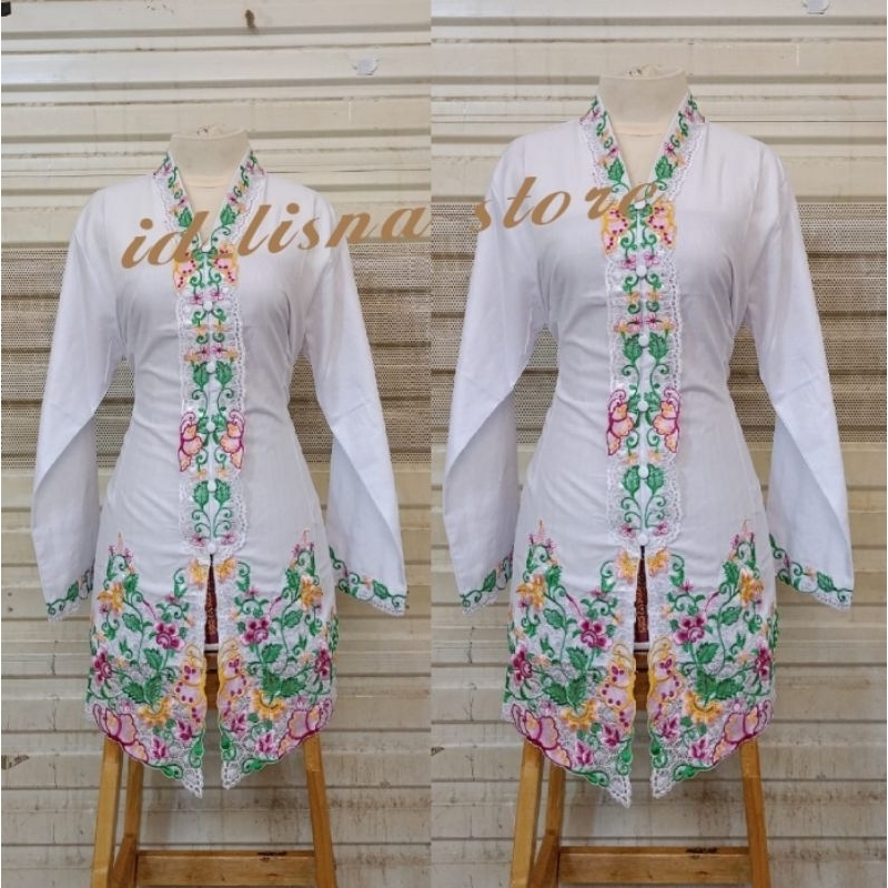 Jual Atasan Kebaya Encim Motip Terbaru Model Lengan Panjang Shopee