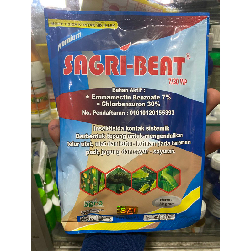 Jual Insektisida Sagri Beat Sagribeat Wp Ukuran Gram Shopee