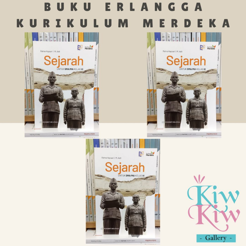 Jual Buku Sejarah Kelas Sma Ma Kurikulum Merdeka Erlangga