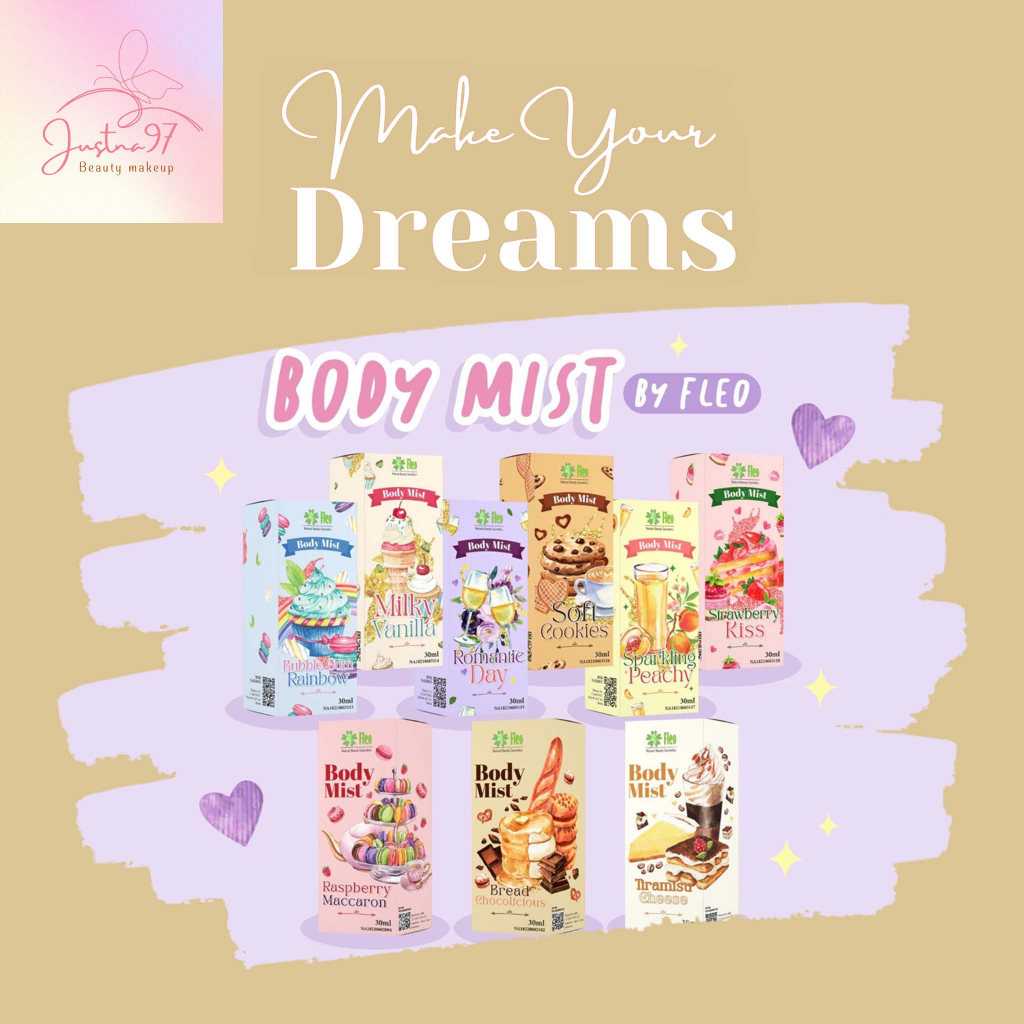 Jual Fleo Body Mist Ml Parfum Spray Shopee Indonesia