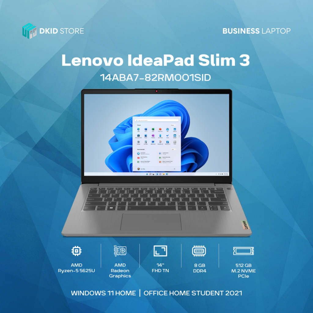 Jual Lenovo Ideapad Slim Aba Rm Sid Amd Ryzen U Gb