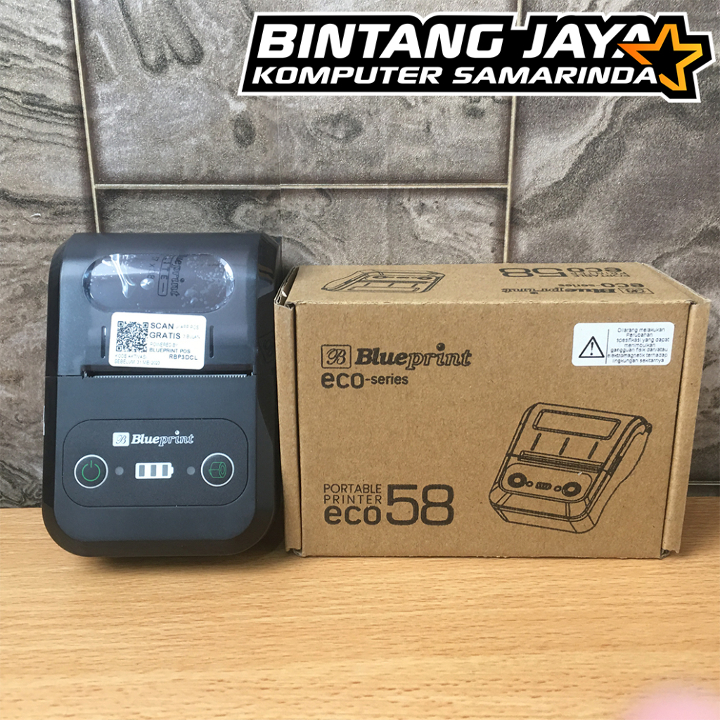 Jual Blueprint ECO 58 Portable Printer Thermal Bluetooth 58mm Shopee