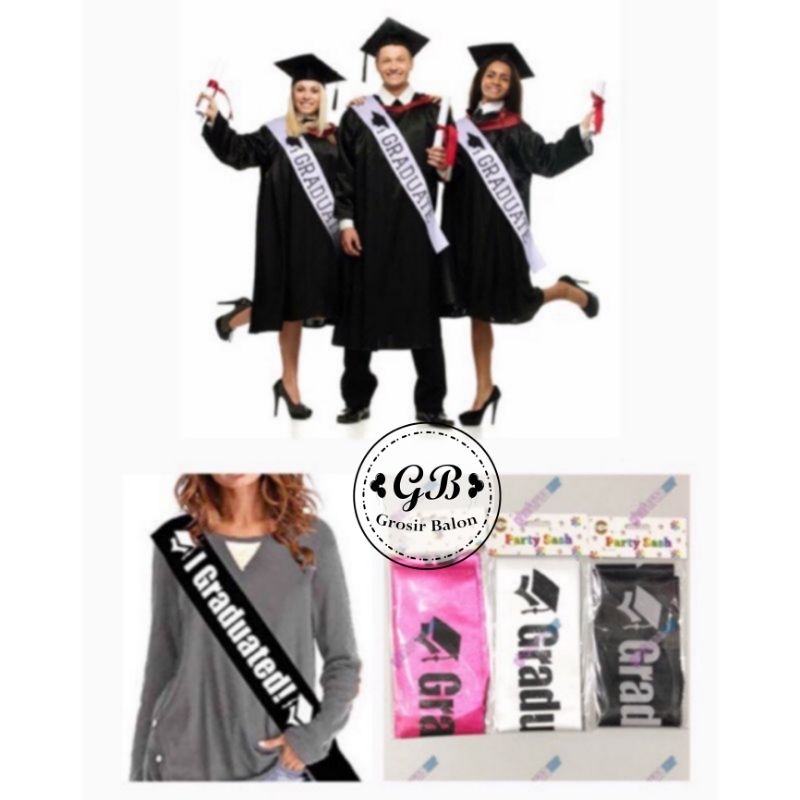 Jual SELEMPANG WISUDA SASH GRADUATION SELEMPANG WISUDA TULISAN