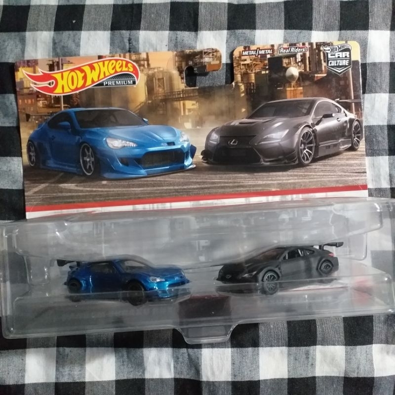 Jual Hot Wheels Premium 2 Pack Pandem Subaru Brz Lexus Rc F Gt3