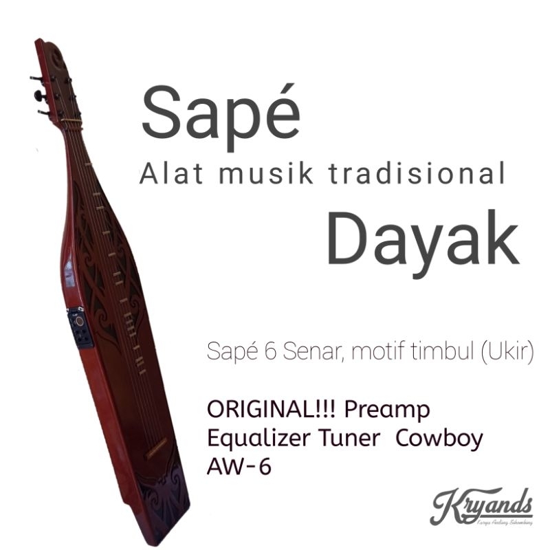 Jual Sape Alat Musik Tradisional Dayak Shopee Indonesia