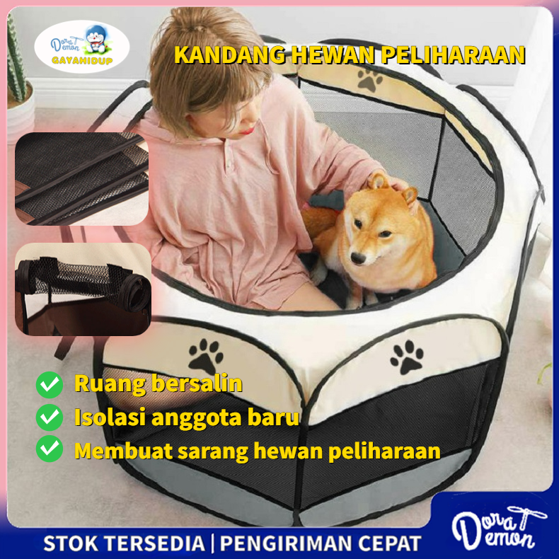 Jual Pagar Rumah Tenda Kucing Murah Lipat Besar Portable Tenda Hewan