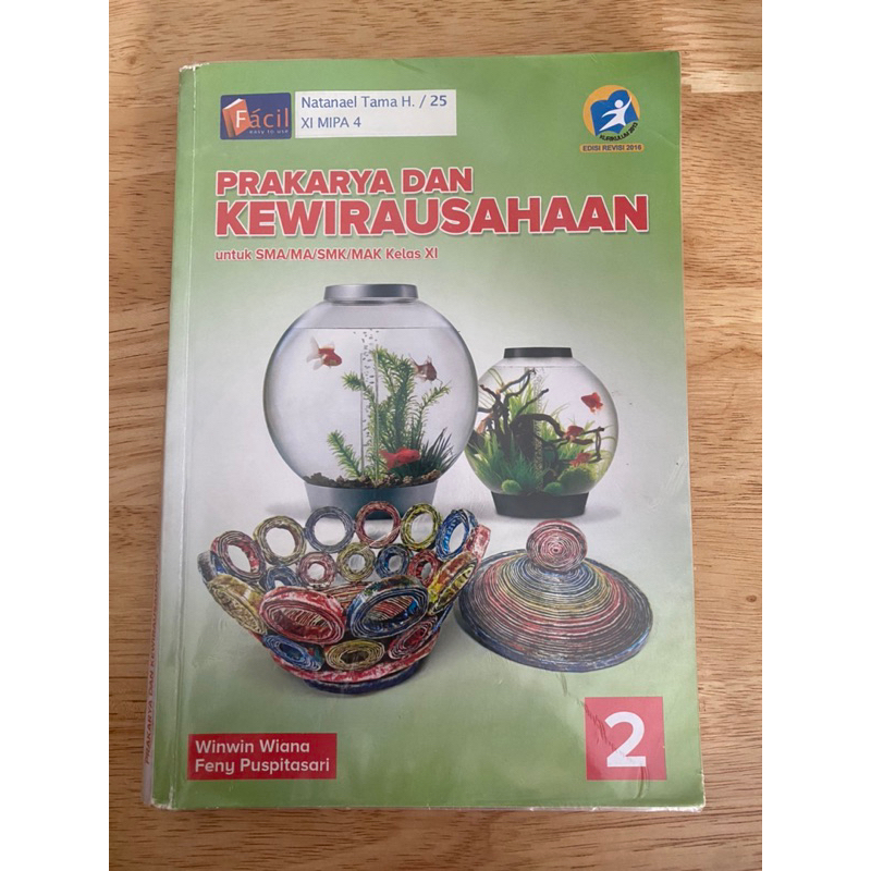 Jual Buku Prakarya Dan Kewirausahaan Kelas Facil Shopee Indonesia