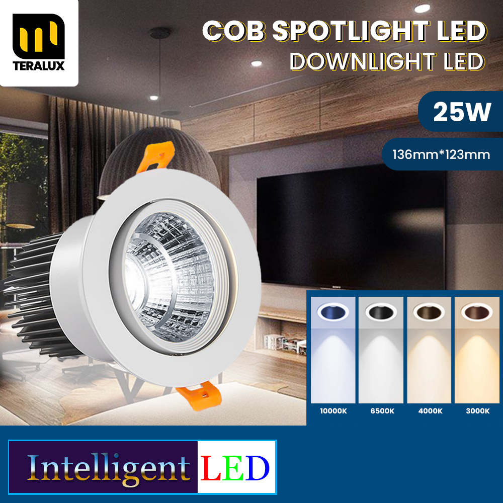 Jual Teralux Led Downlight Cob W Spotlight Ceiling Light Lampu