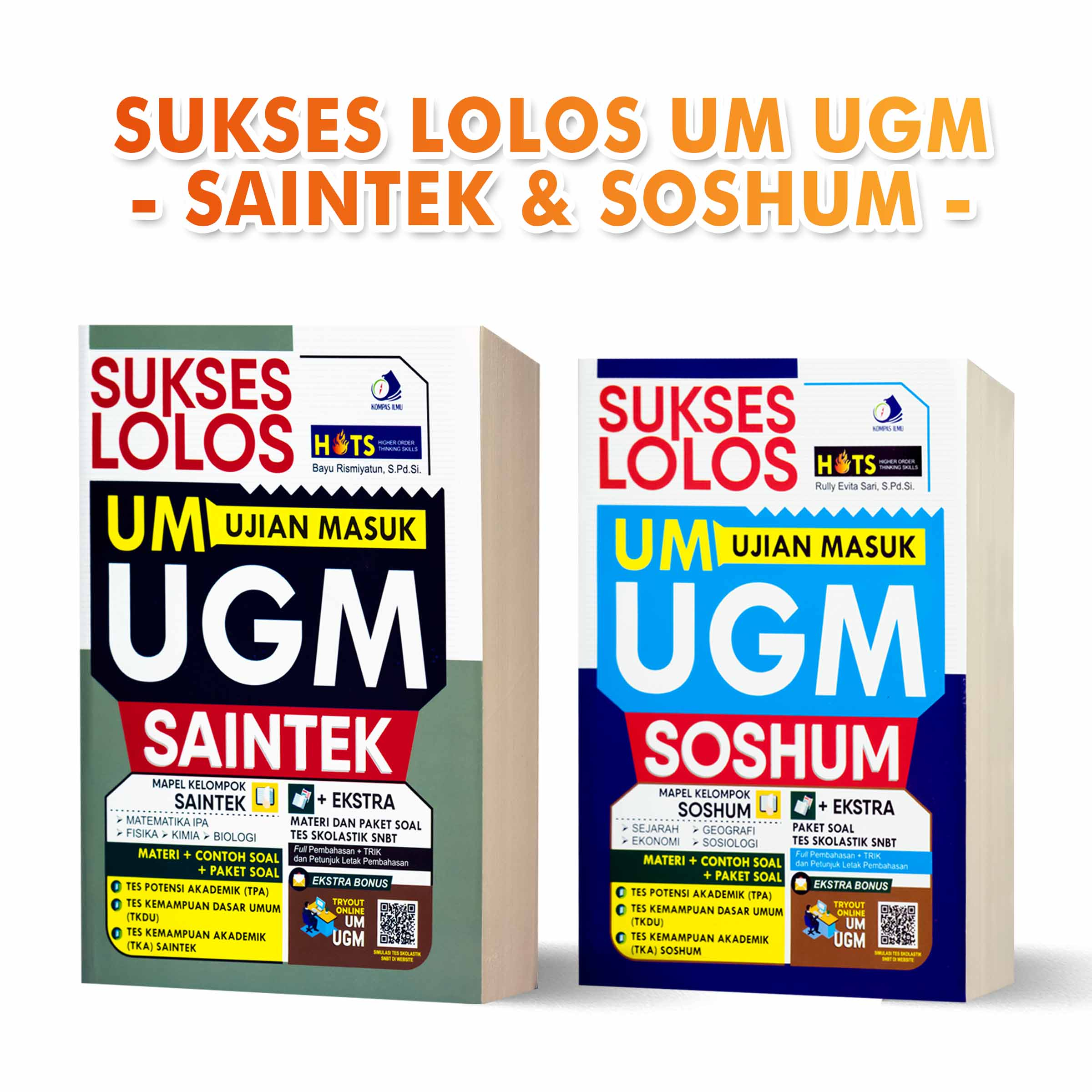 Jual Buku Sukses Lolos Um Ujian Masuk Ugm Saintek Dan Soshum Extra