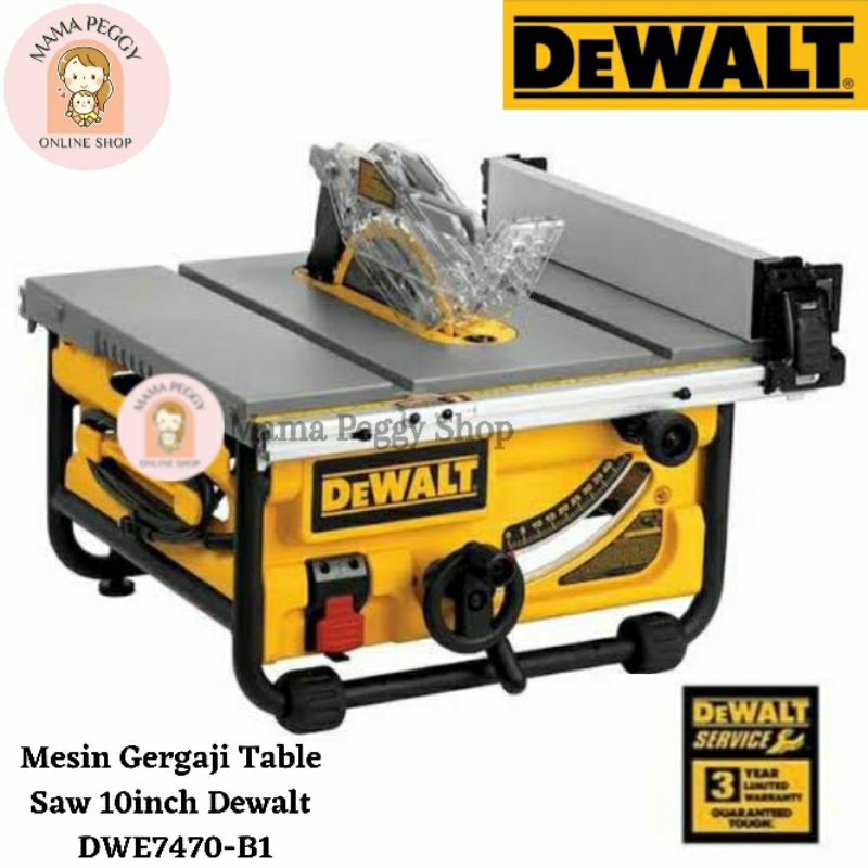 Jual Dewalt Dwe Table Saw Inch Mesin Potong Kayu Meja Circual