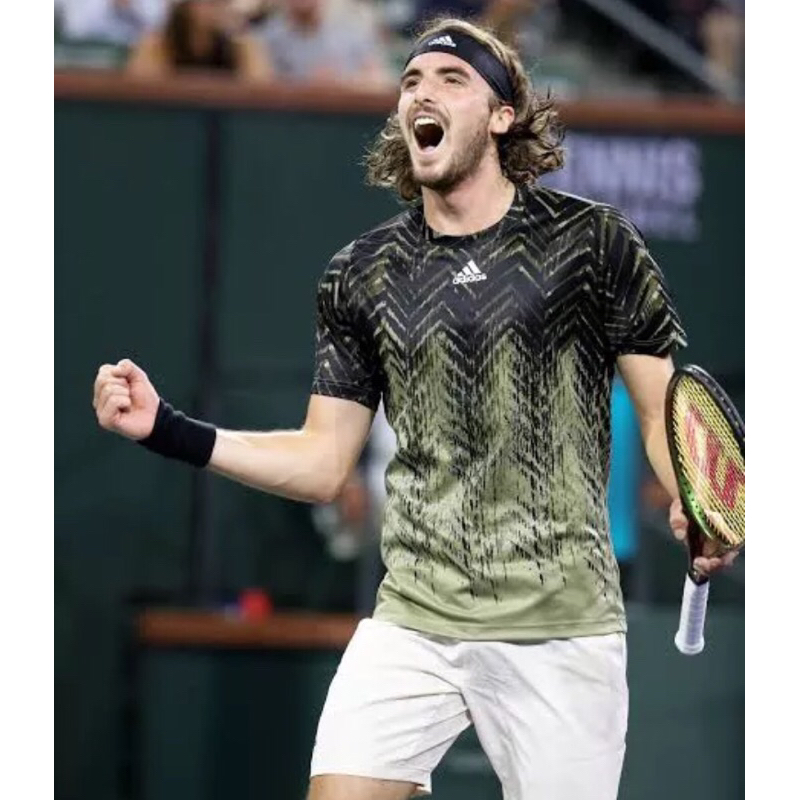 Jual Jersey Olahraga Tenis Tsitsipas Full Printing Custom Tennis Player