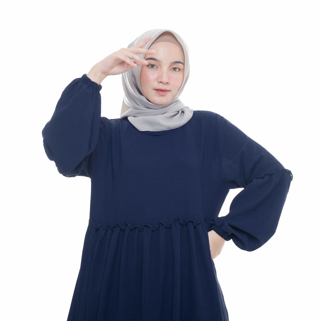 Jual NEMOKITS Ciara One Set Wanita Polos Setelan Pakaian Muslim