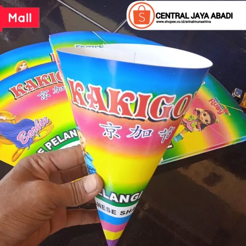 Jual Lembar Kertas Es Salju Viral Bungkus Kertas Es Pelangi