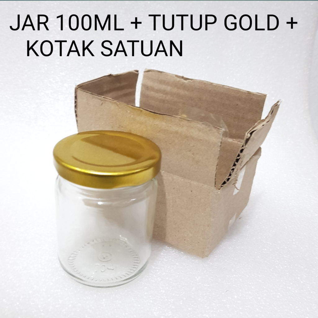 Jual 10 SEPULUH Silinder 100 Ml Tutup Seng Baru Jar 100 Ml