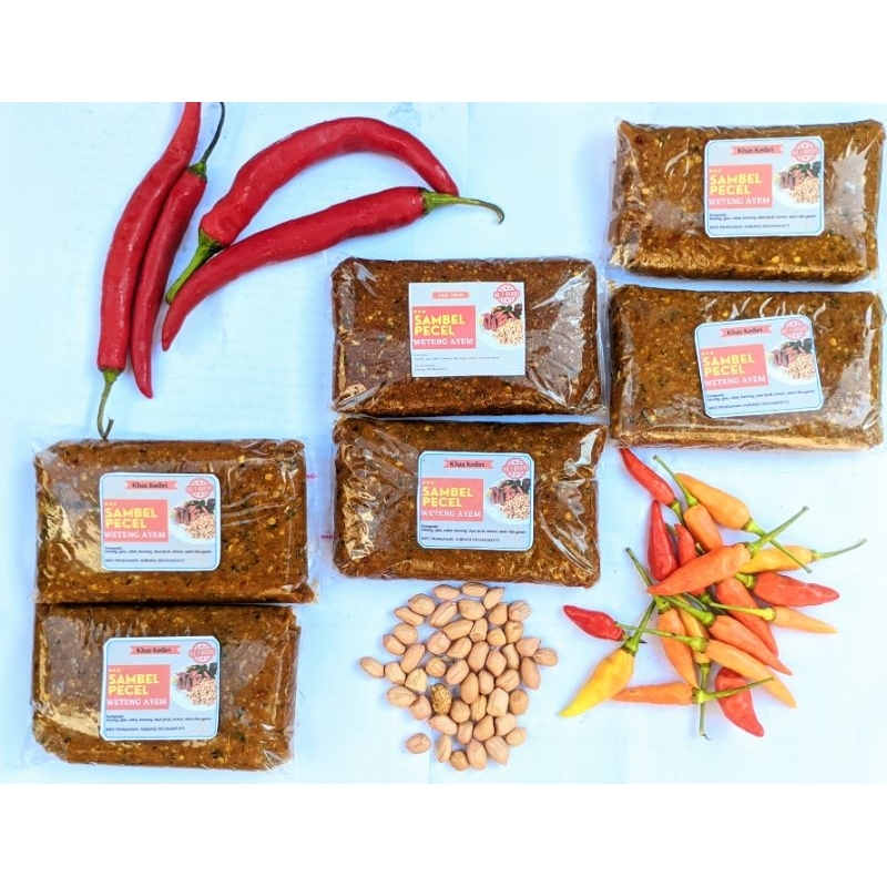 Jual Sambal Pecel Khas Kediri Gram Weteng Ayem Shopee Indonesia