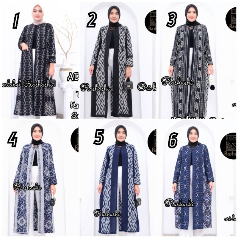 Jual Long Kardi Cardy Tenun Troso Asli Jepara Outer Wanita Modern Ori