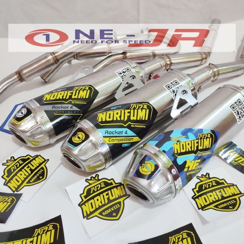 Jual KNALPOT NORIFUMI ROCKET 4 KLX 150 BF CRF 150L WR 155 TERMURAH