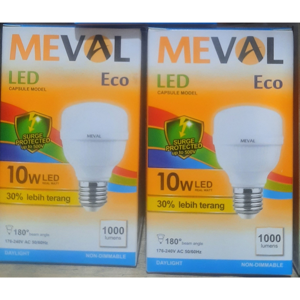 Jual Lampu Led Kapsul Meval 10w Shopee Indonesia