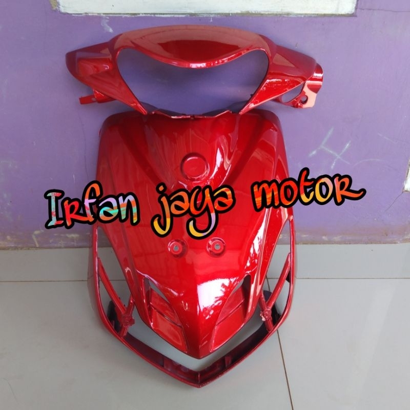 Jual Paket Cover Body Tameng Depan Plus Batok Depan Yamaha Mio Smile