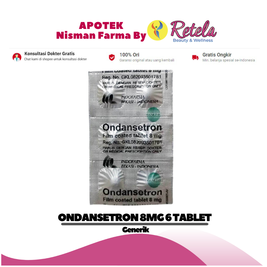 Jual Ondansetron Mg Strip Tablet Shopee Indonesia