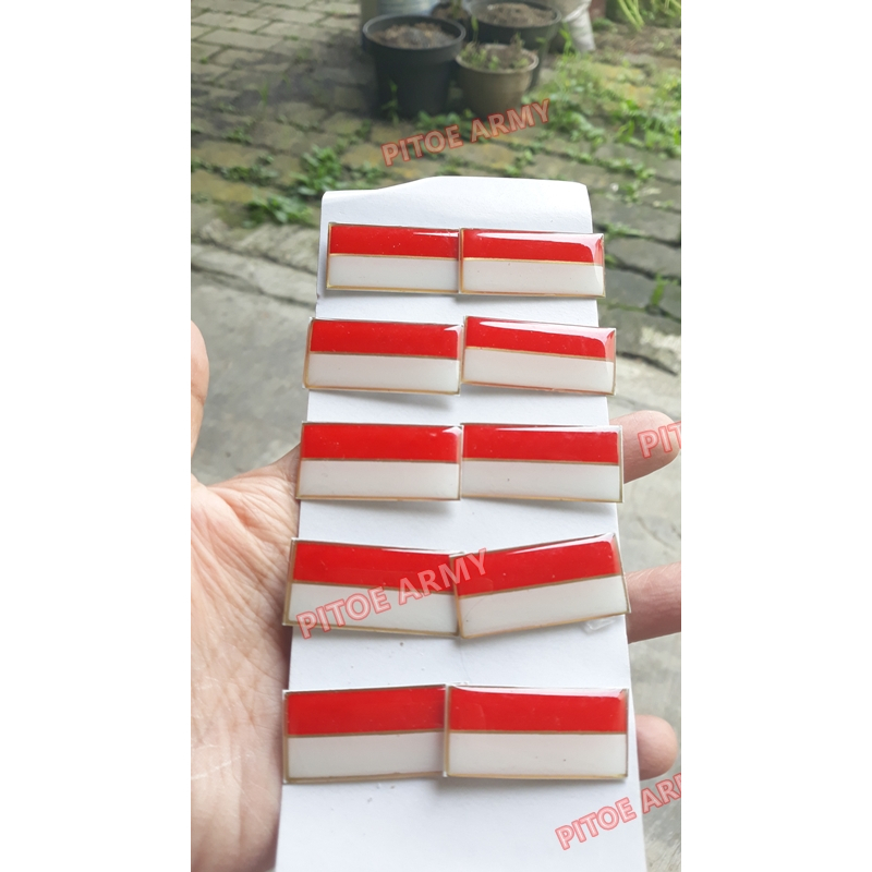 Jual Pin Bendera Merah Putih 3 Pcs Bros Bendera Merah Putih Fiber