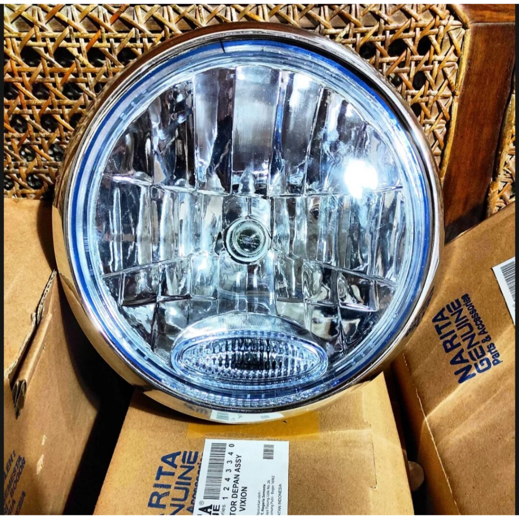 Jual Lampu Depan Vixion Bulat Reflektor Vixion Old Bulat Shopee Indonesia