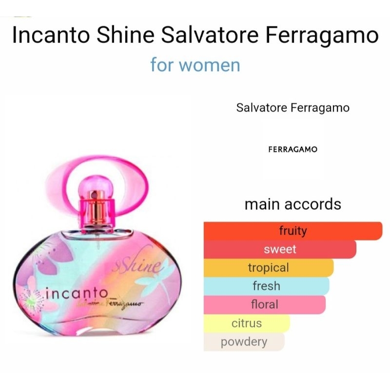 Jual Parfum Incanto Shine Salvatore Ferragamo For Women Extrait De