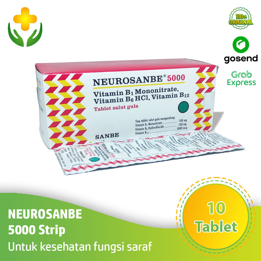 Jual Neurosanbe Tablet Vitamin Saraf Vitamin B Kompleks Seperti