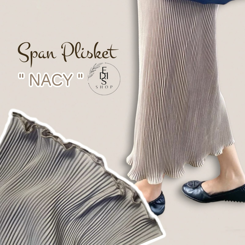 Jual Rok Span Panjang Plisket Wavy Rok Plisket Wavy Rok Span Rok