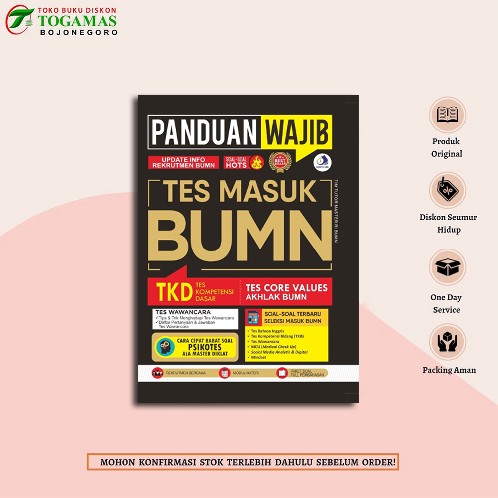 Jual Buku Panduan Wajib Tes Masuk Bumn Kompas Ilmu Shopee Indonesia