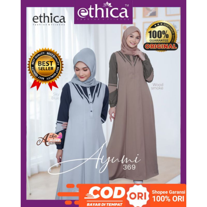 Jual Gamis Ethica Ayumi Baju Gamis Ethica Terbaru Gamis