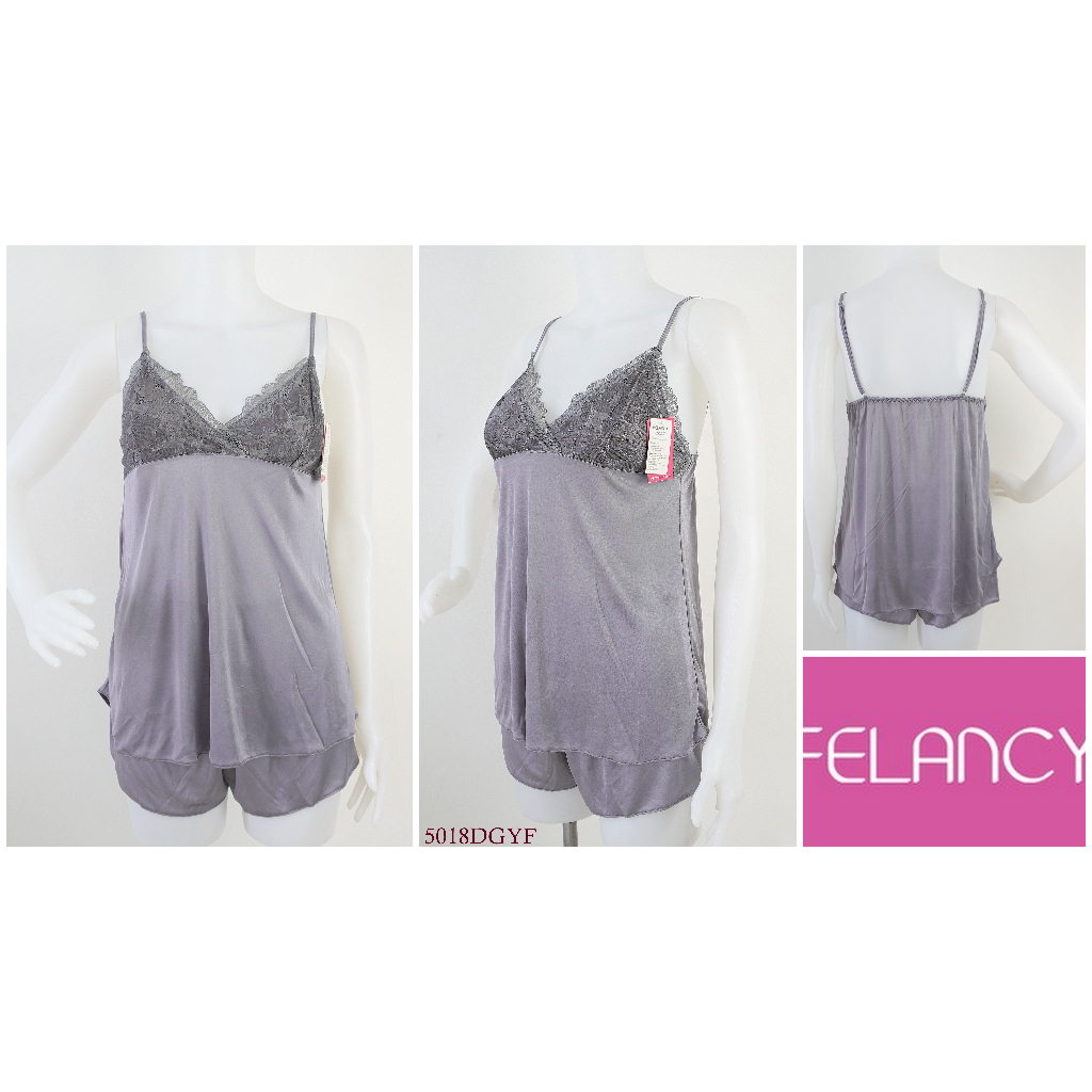 Jual Baju Tidur Wanita Model Lingerie Setelan Celana FELANCY Mix Hias