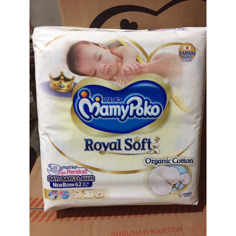 Jual MAMYPOKO Royal Soft NB 62 Popok Perekat Shopee Indonesia