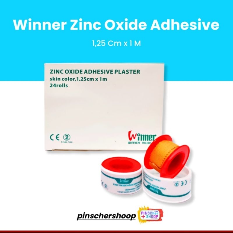 Jual Winner Adhesive Plester Cm X M Plaster Kain Cokelat Sejenis