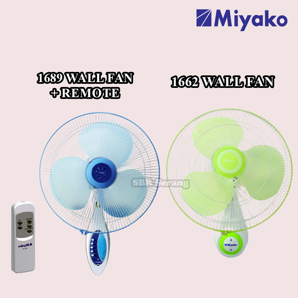 Jual Wall Fan Miyako Kipas Angin Dinding Inch Kaw Rc Dan