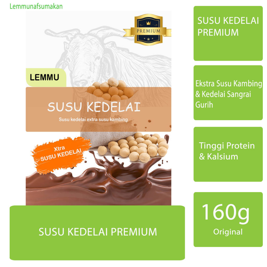 Jual Susu Kedelai Bubuk Protein Lemmu G Shopee Indonesia