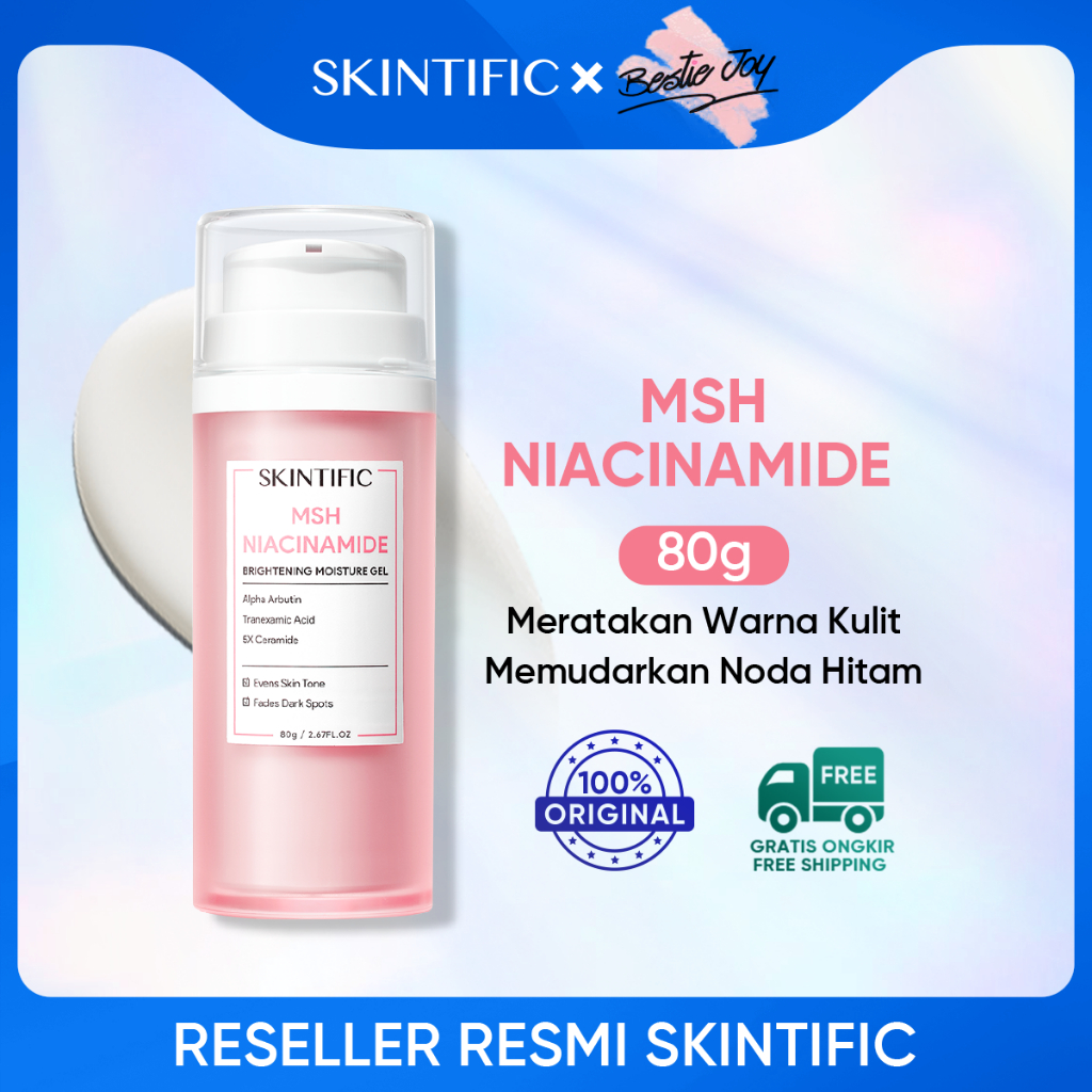 Jual SKINTIFIC 80g MSH Niacinamide Brightening Moisturizer 80gr