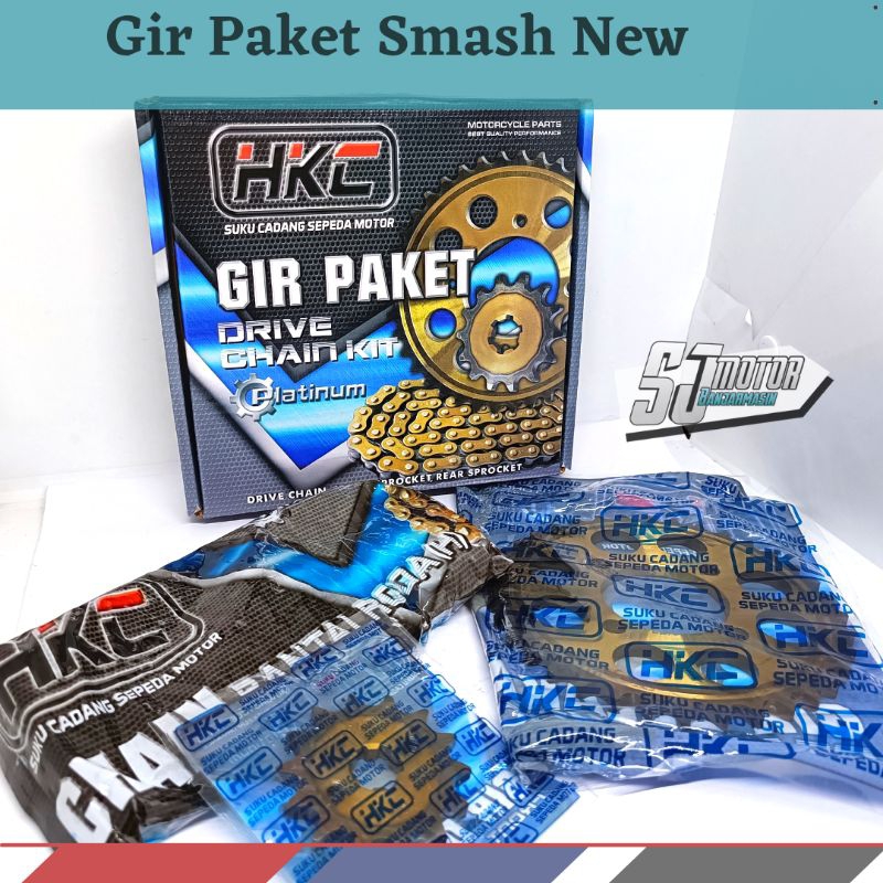 Jual Gir Paket Gir Set HKC Smash R New Smash Titan Rantai 428 H Lebih