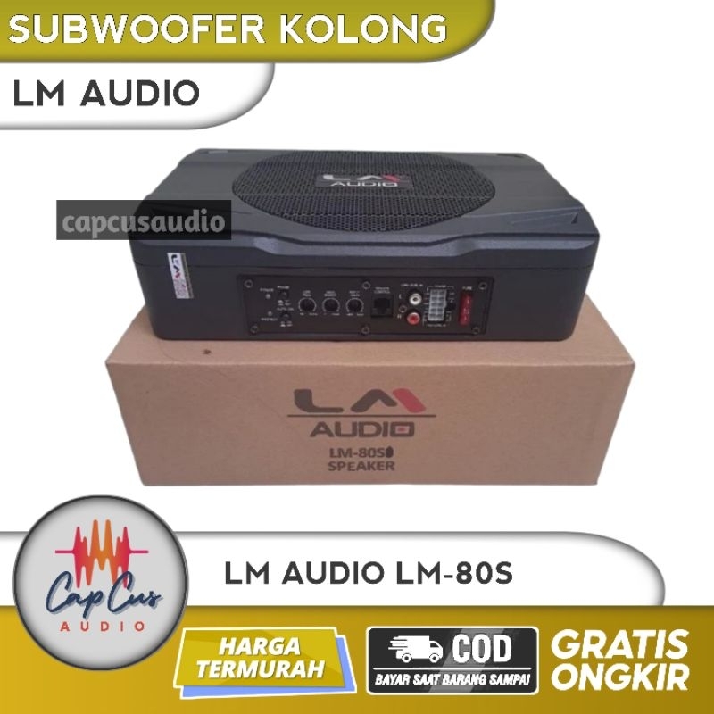 Jual SUBWOOFER SLIM 8 INCH LM AUDIO LM 80S SUBWOOFER KOLONG LM 80S