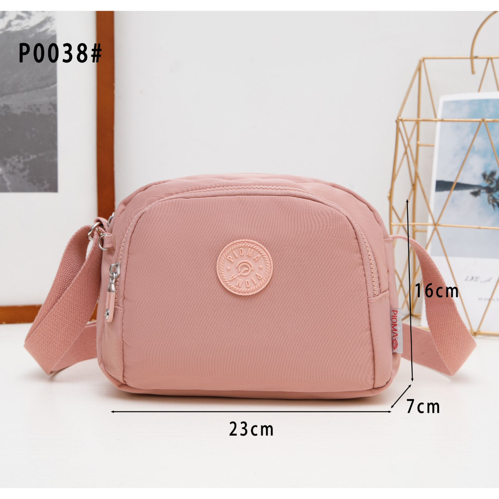 Jual Opiobags Tas Selempang Pioma Wanita Import Tas Selempang Nylon