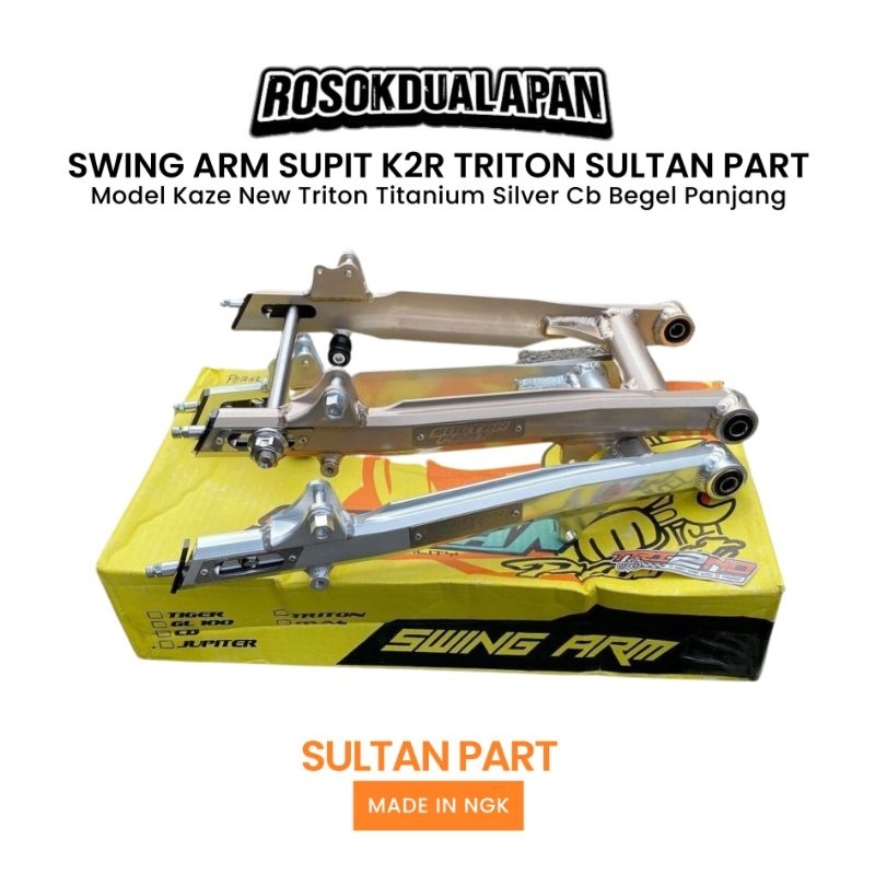 Jual Swing Arm Supit Alumunium K R New Triton Model Kaze Titanium