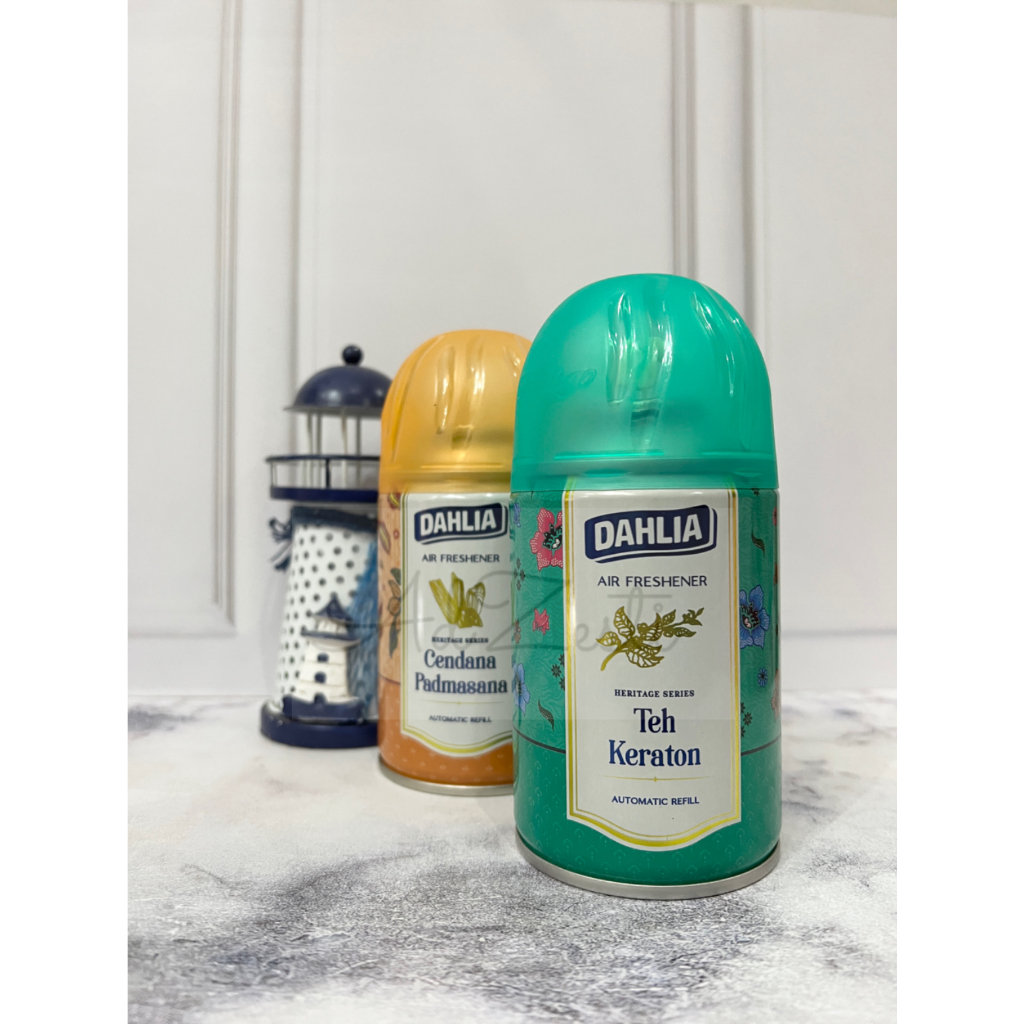 Jual Dahlia Air Freshener Aerosol Automatic Refill Teh Keraton Cendana