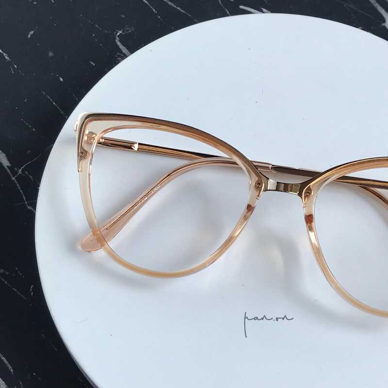 Jual Claire Frame Kacamata Cateye Casual Elegan Wanita Cewek Shopee