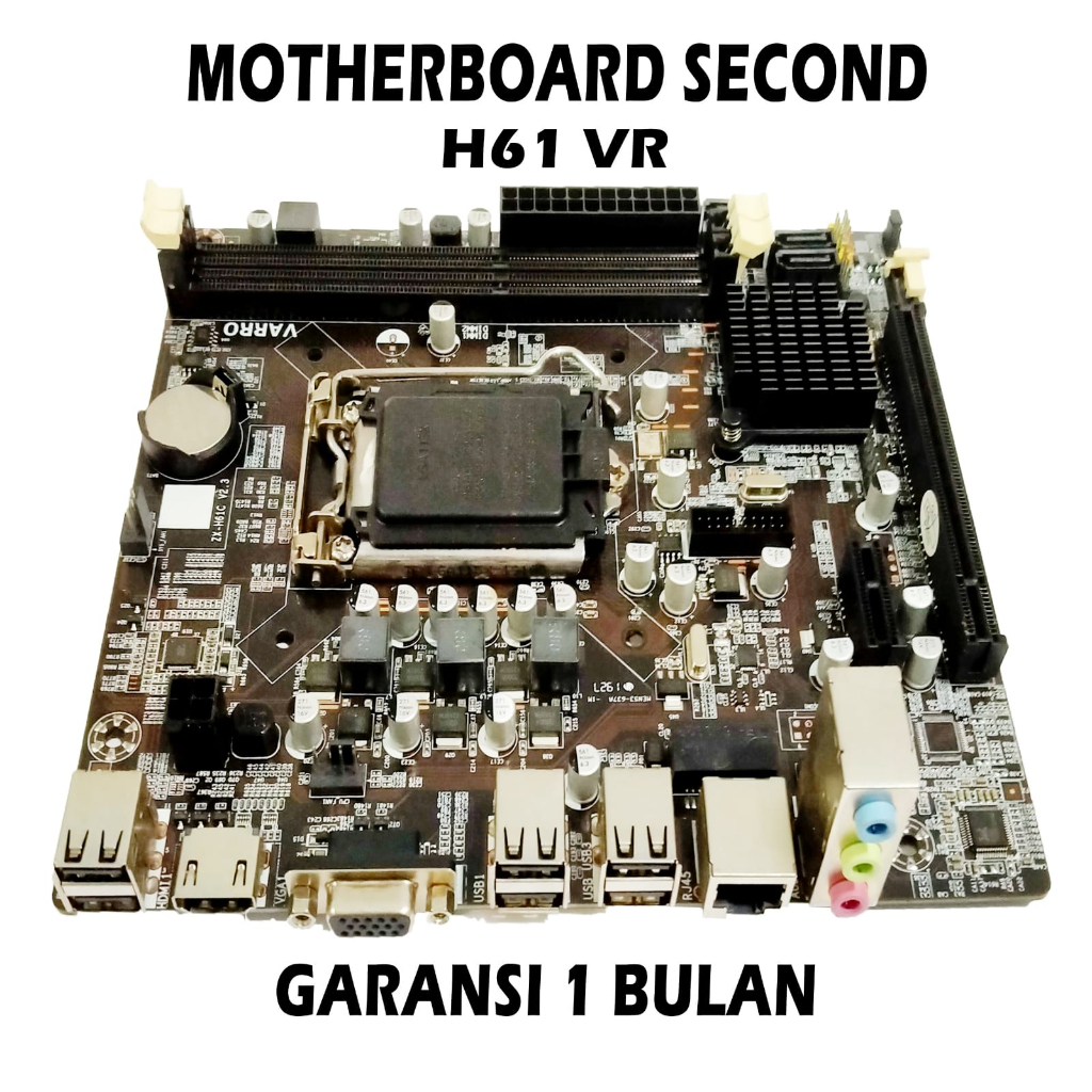 Jual MAINBOARD SECOND VR H61 MOTHERBOARD VARRO H61M SECOND Shopee