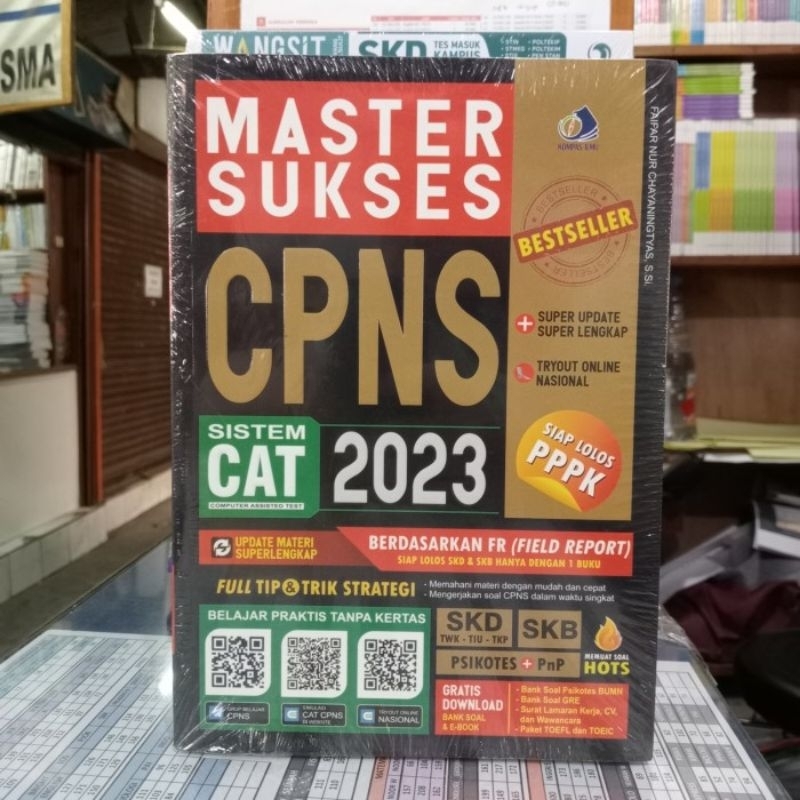 Jual MASTER SUKSES CPNS CAT 2023 P3K BUKU ORIGINAL Shopee Indonesia