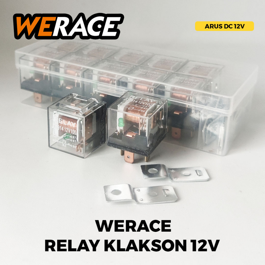 Jual WERACE Relay Klakson Lampu Tembak Sorot LED Alarm Mobil Motor 4